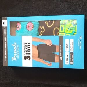 Threads Men's 3 Boxer Briefs Multicolor New In Package